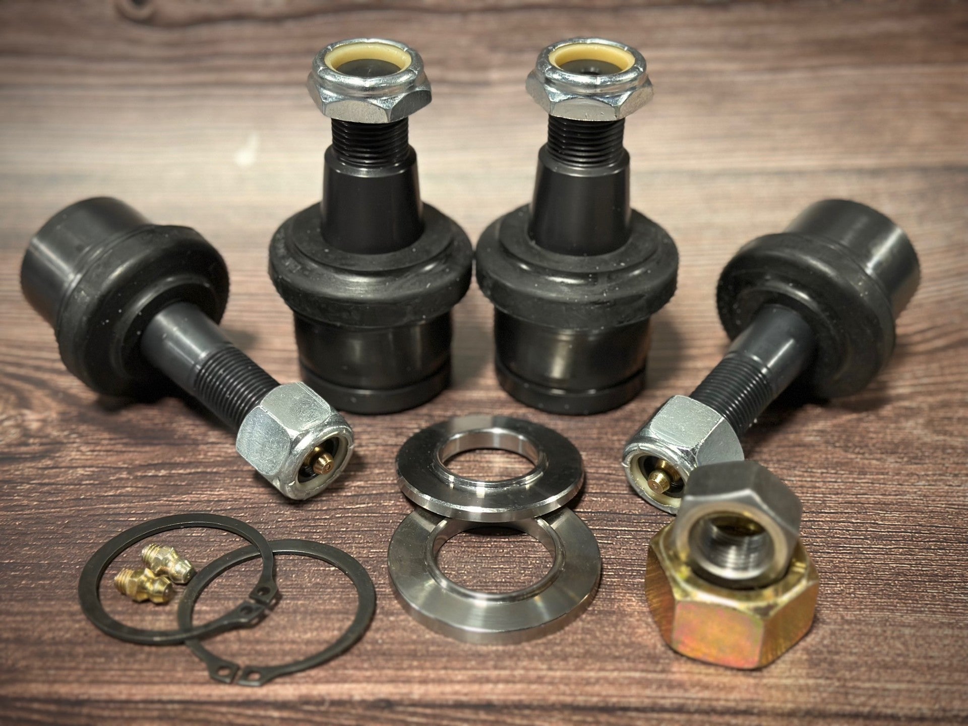 ** SET OF 4 **  OVERSIZED EMF Dana 60 Dodge and Ford Superduty Upper and Lower Ball Joints